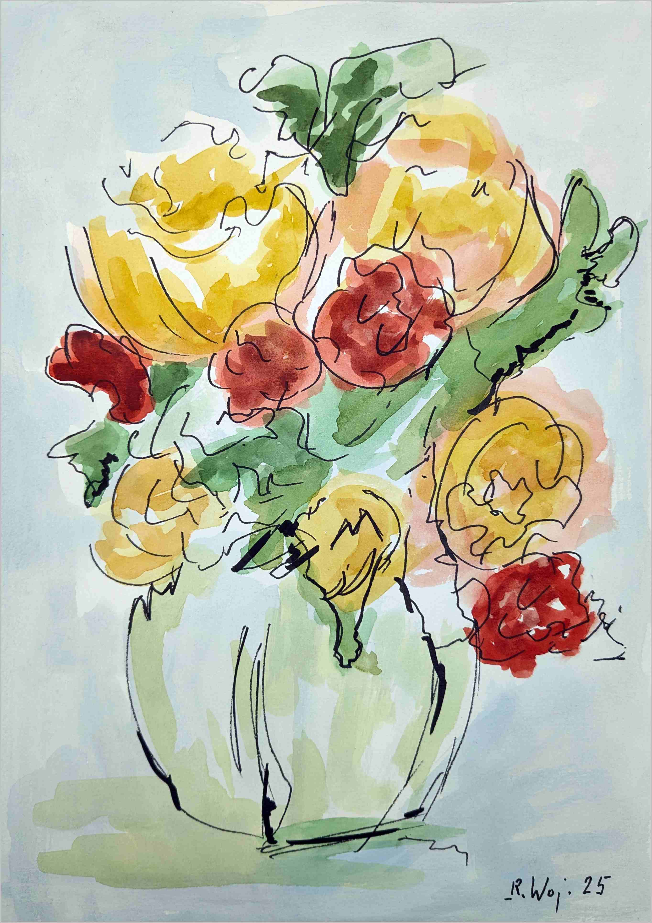 Blumen in Vase
